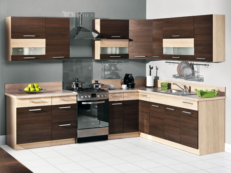 Mueble lavabo modular con puertas Mode Dark 116