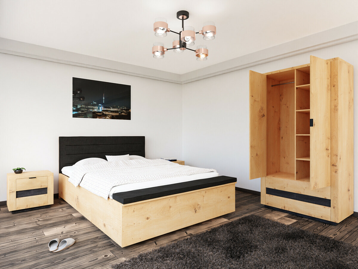 Conjunto de dormitorio Sermeli 116