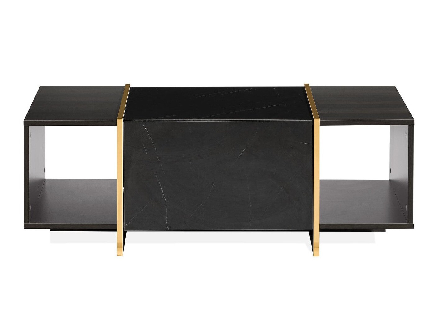 Mesa de centro Springfield 178 (Negro + Dorado)