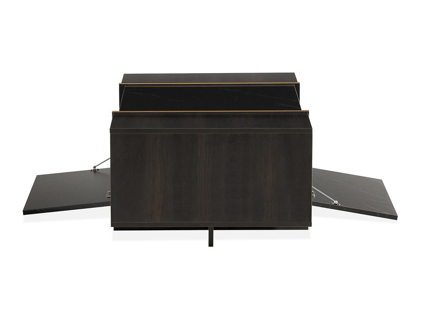 Mesa de centro Springfield 178 (Negro + Dorado)