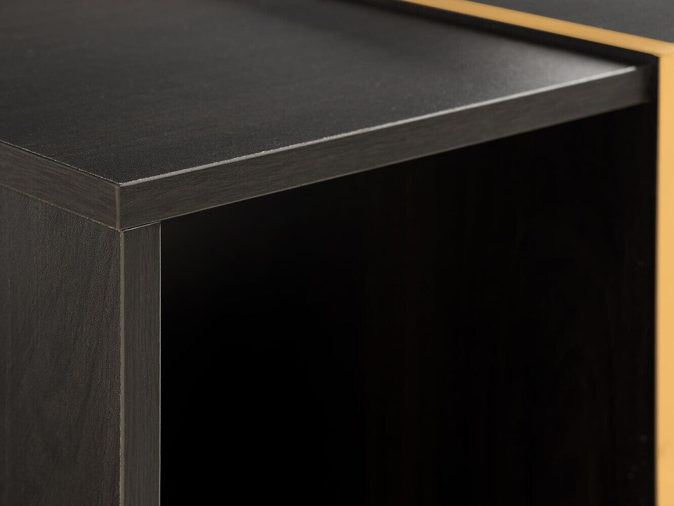 Mesa de centro Springfield 178 (Negro + Dorado)