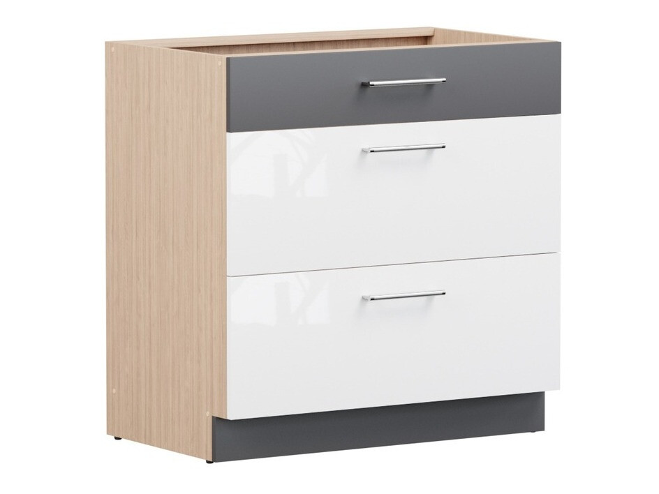 Mueble modular con cajones Mode White 124