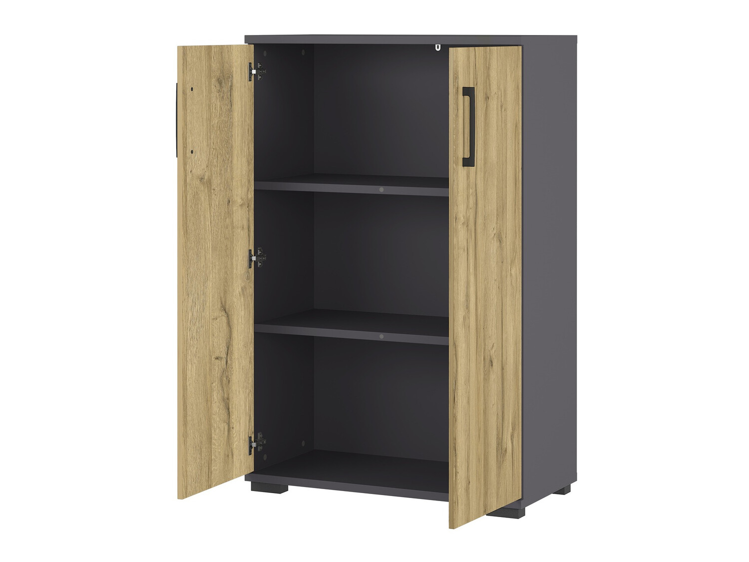 Aparador Lartesi 101 (Grafito + Roble nieto)