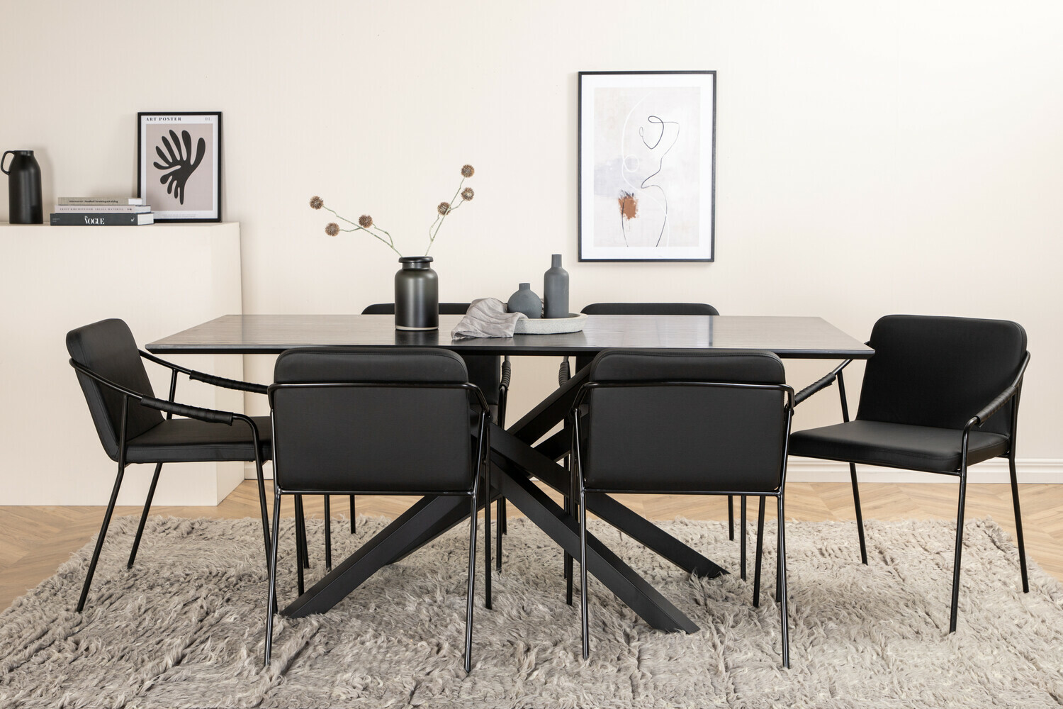 Conjunto de mesas y sillas para comedor Dallas 2657