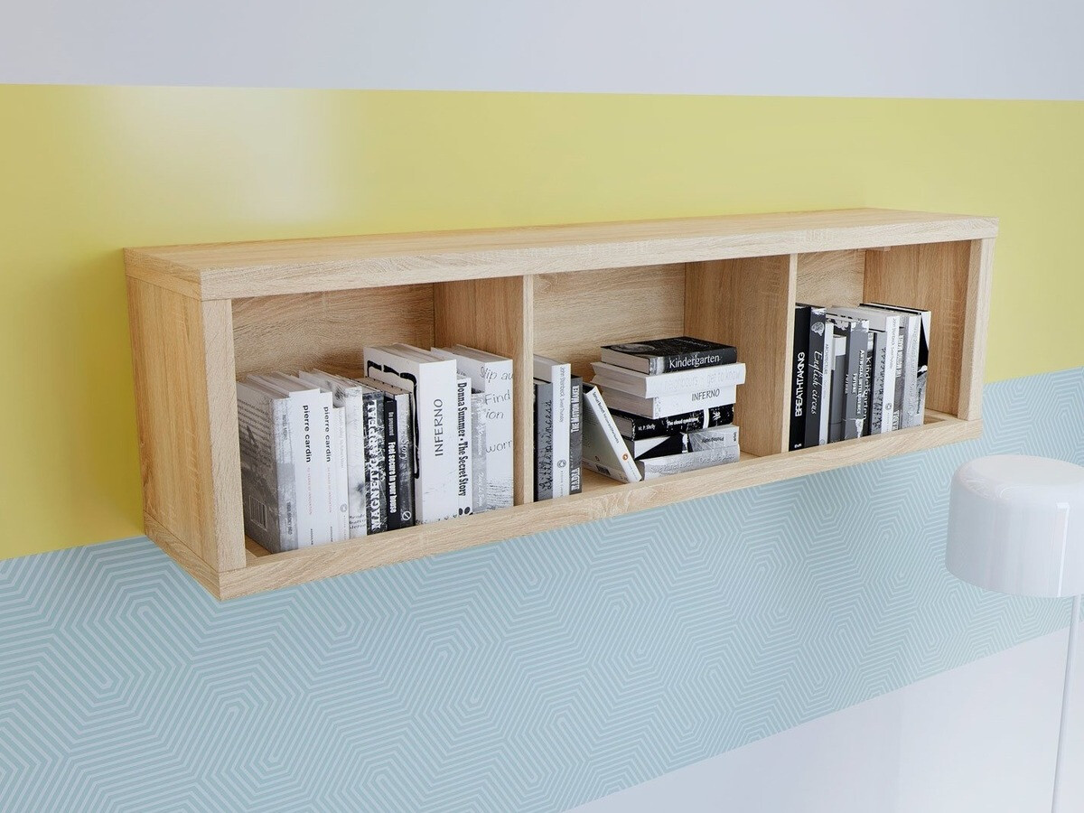 Estantería de pared Nolroma 116 (Roble Sonoma)