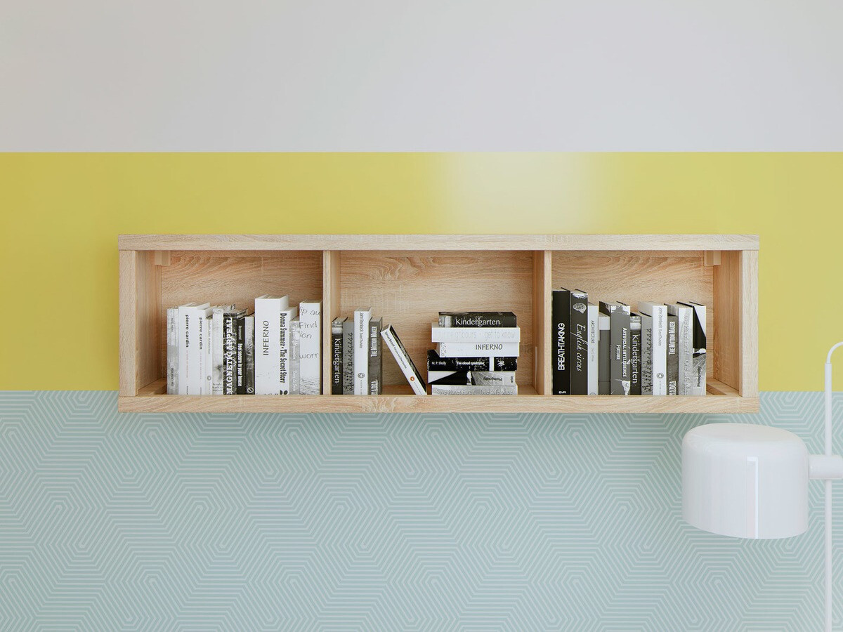 Estantería de pared Nolroma 116 (Roble Sonoma)