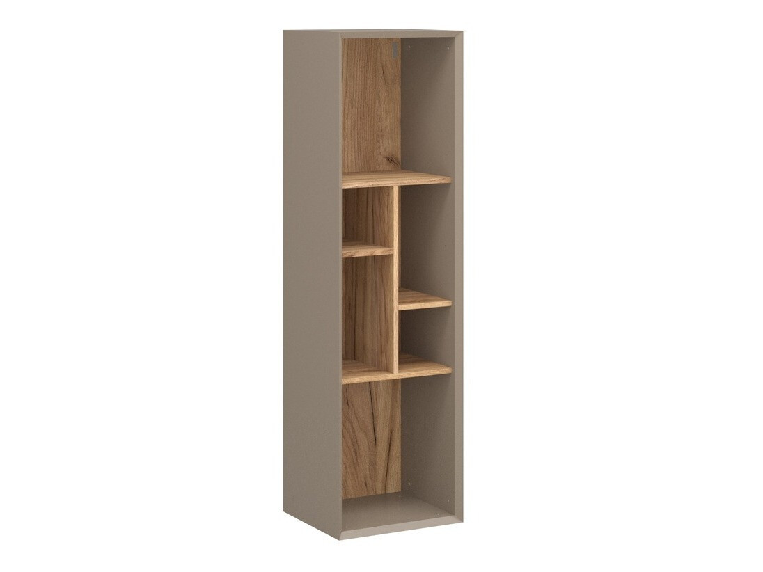 Estantería de pared Sacramento 504 (Gris + Navarra roble)