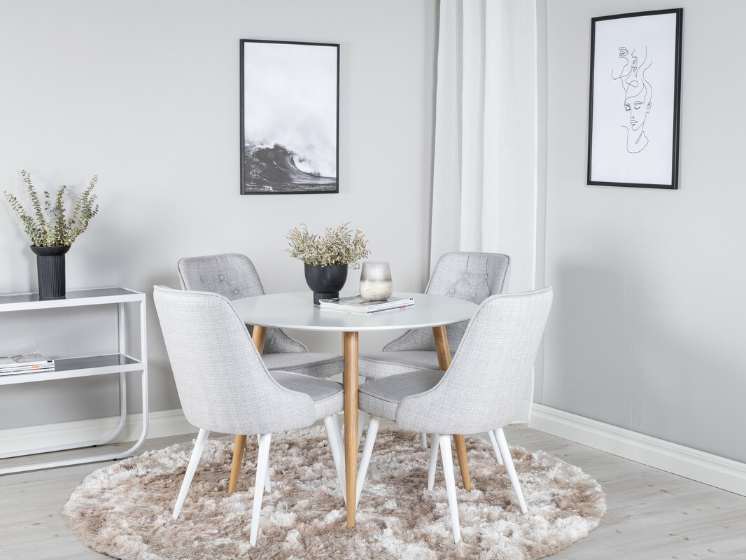 Silla Dallas 102 (Gris claro)