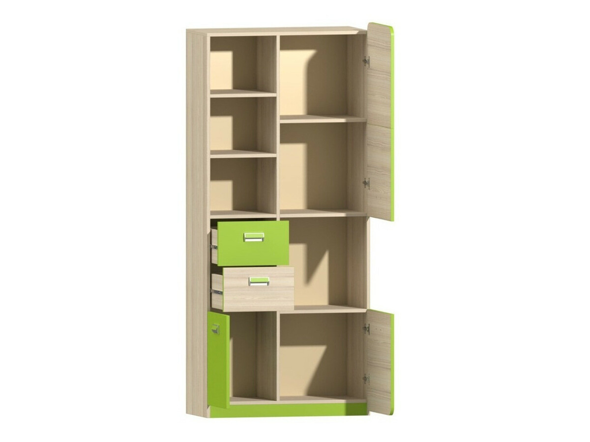 Estantería Ophmora 106 (Roble + Blanco)