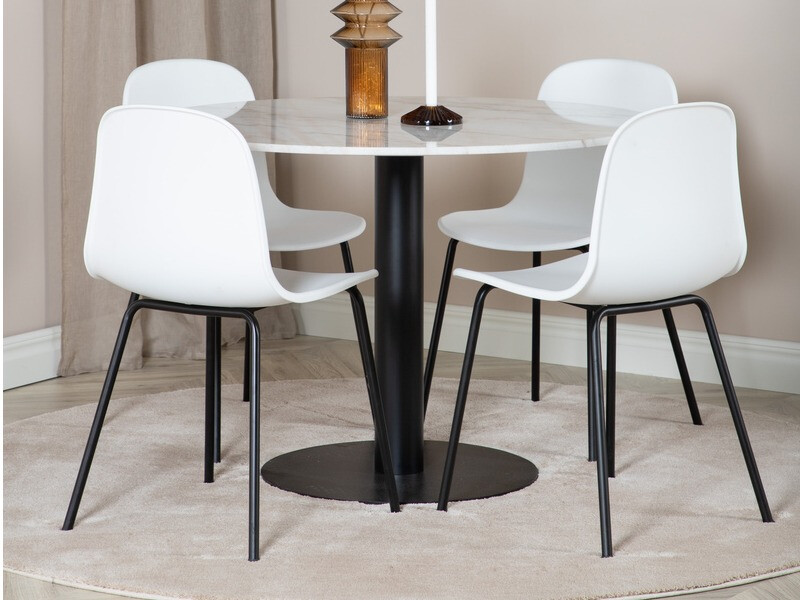 Silla Dallas 170 (Blanco + Negro)