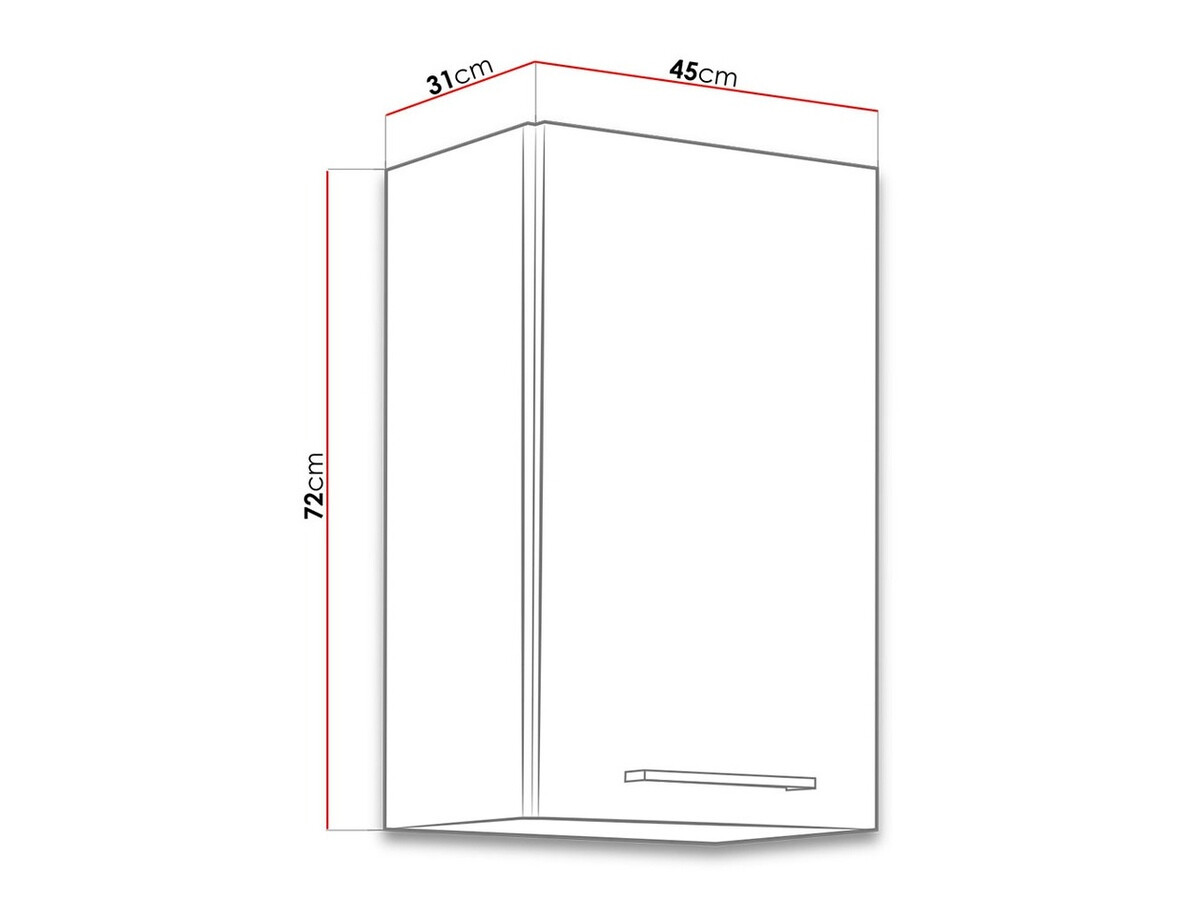 Armario de pared modular Wood Grey 101
