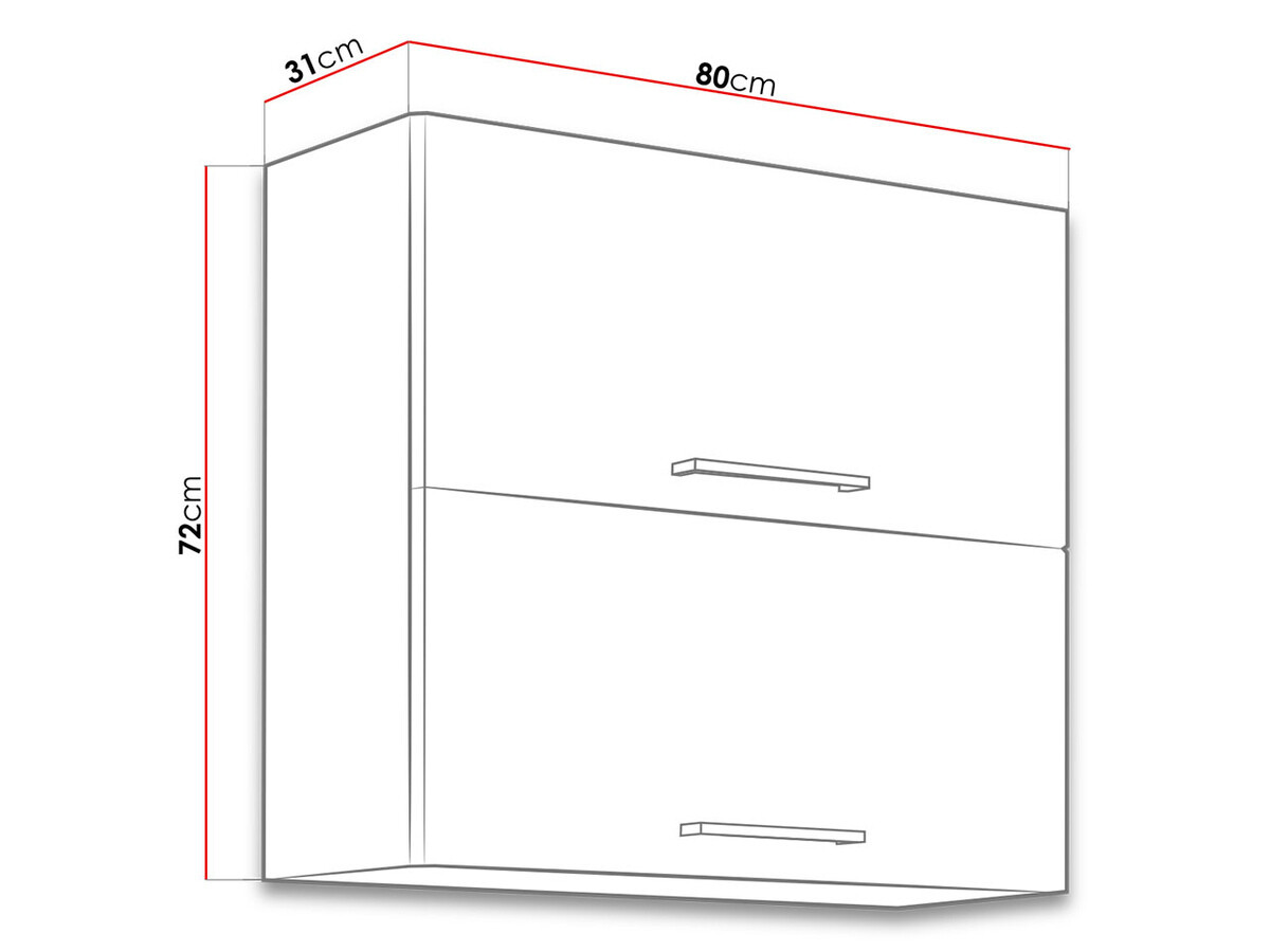 Armario de pared modular Wood Grey 109