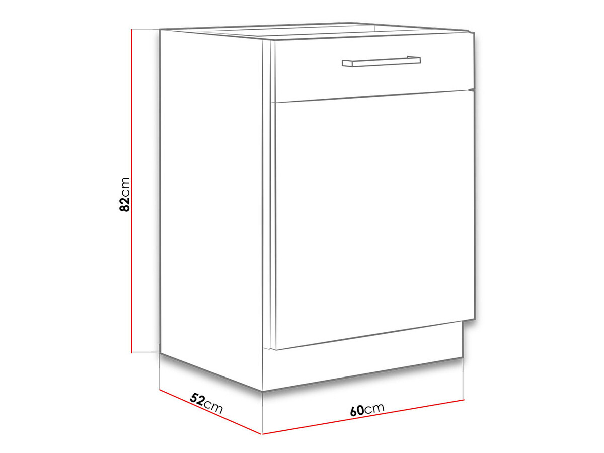 Armario modular con puertas. Wood White 116