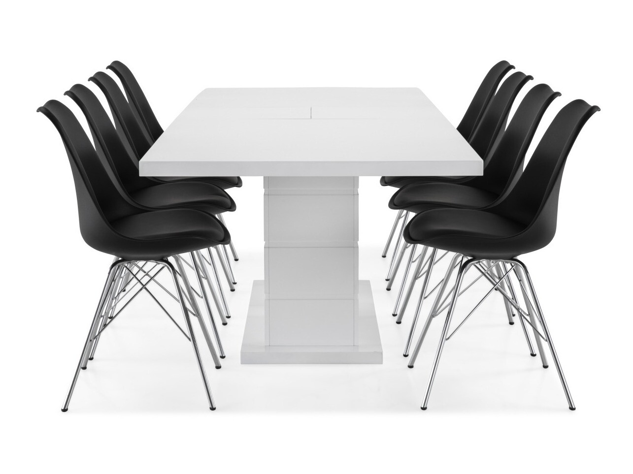 Conjunto de comedor Scandinavian Choice 588 (Negro)