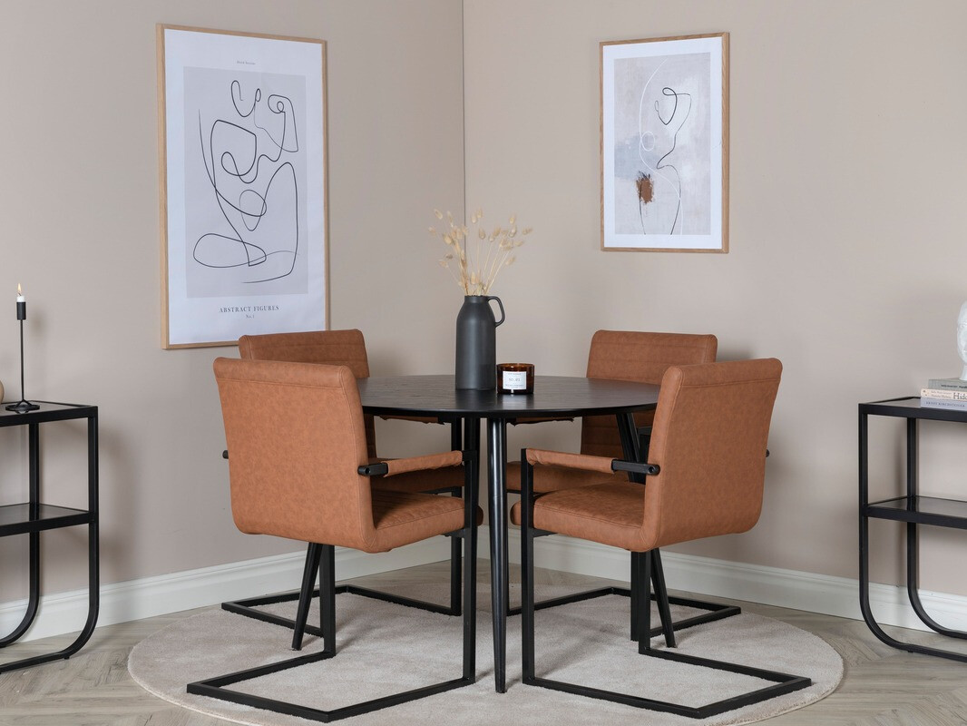 Silla Dallas 248 (Marrón + Negro)