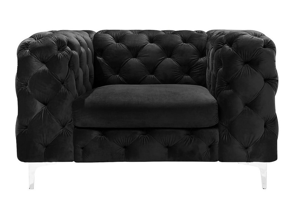 Chesterfield sillón Irving A105 (Negro)