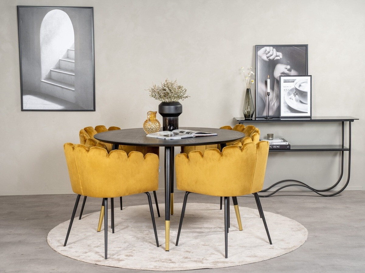 Conjunto de mesas y sillas para comedor Dallas 1176