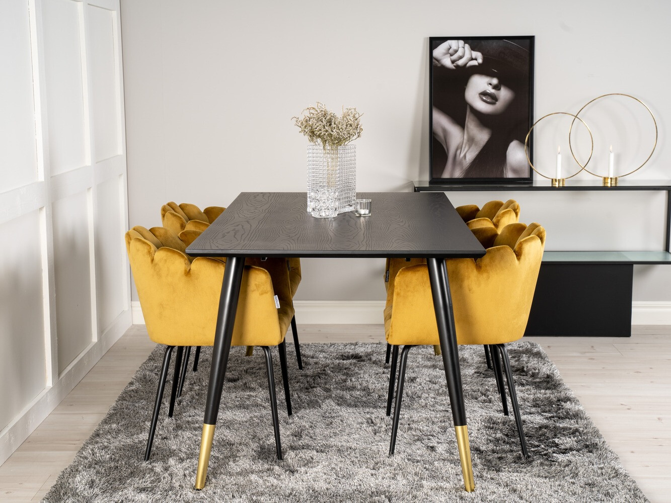 Conjunto de mesas y sillas para comedor Dallas 1251