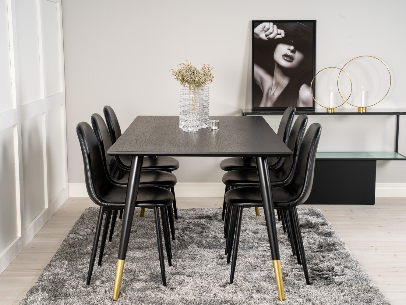 Conjunto de mesas y sillas para comedor Dallas 1254