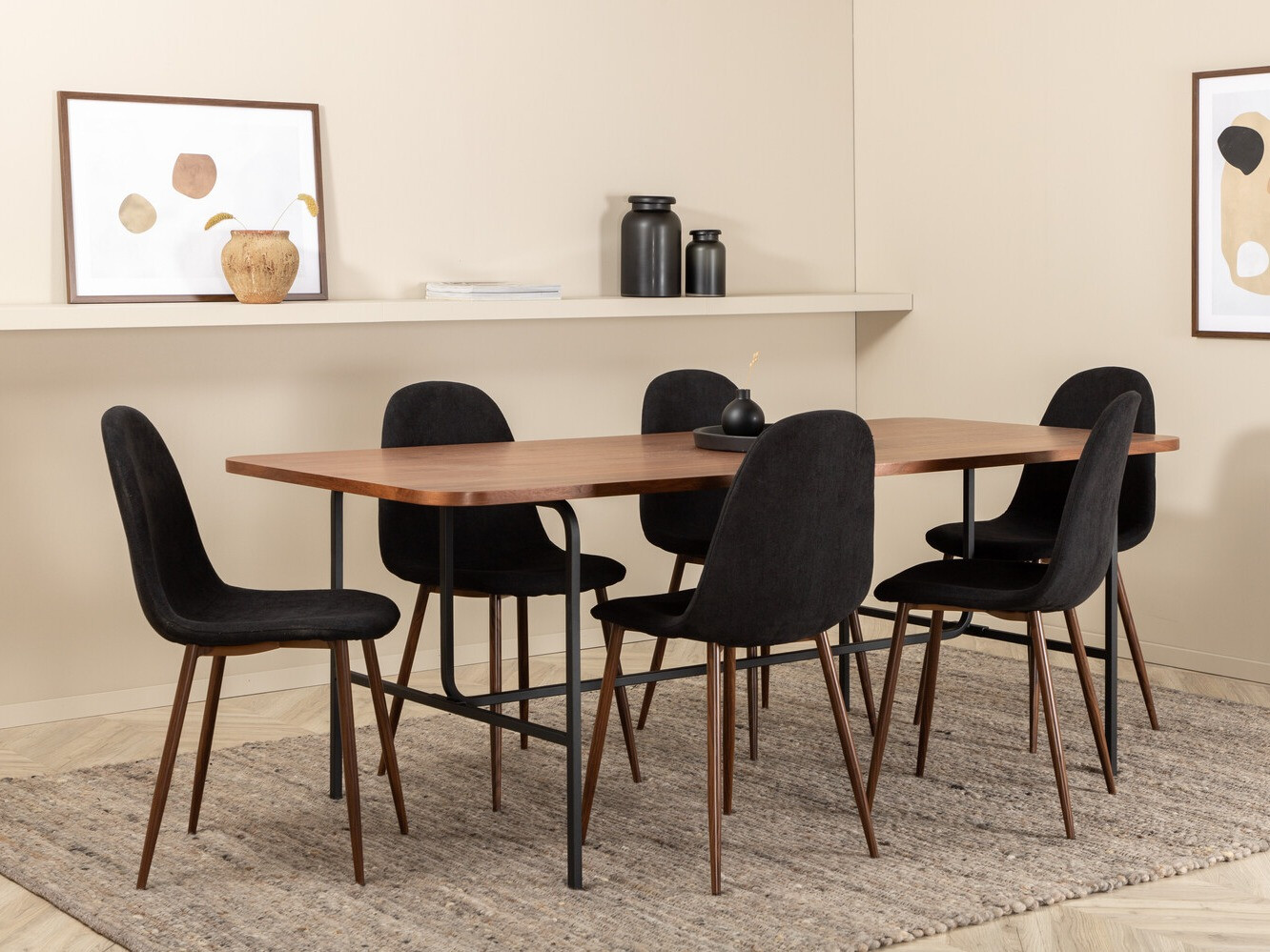 Conjunto de mesas y sillas para comedor Dallas 2786