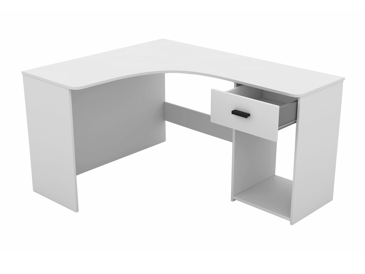 Mesa de ordenador esquinera Austin 303 (Blanco)