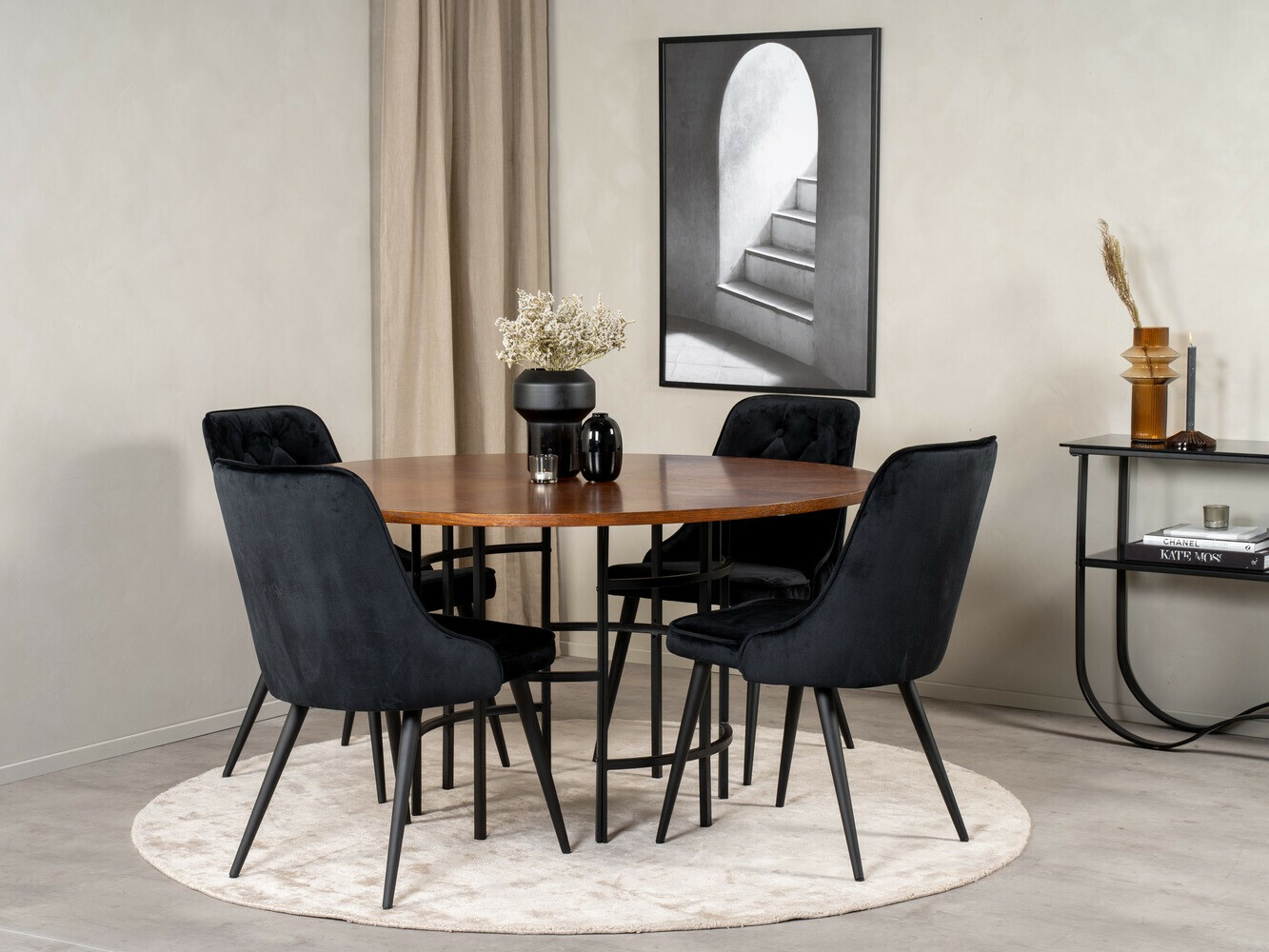 Conjunto de mesas y sillas para comedor Dallas 304