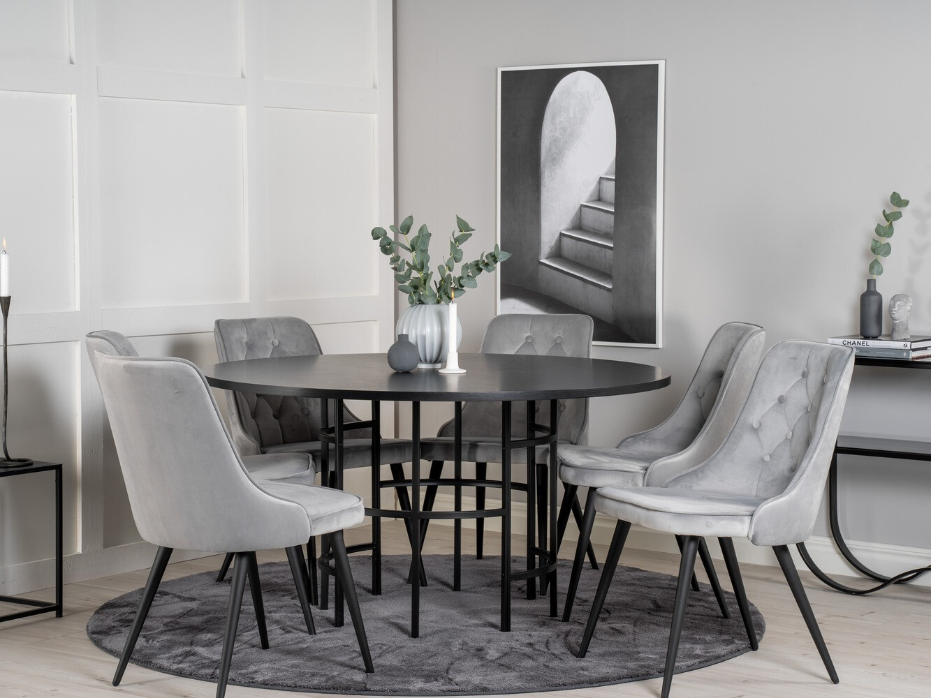 Conjunto de mesas y sillas para comedor Dallas 1421