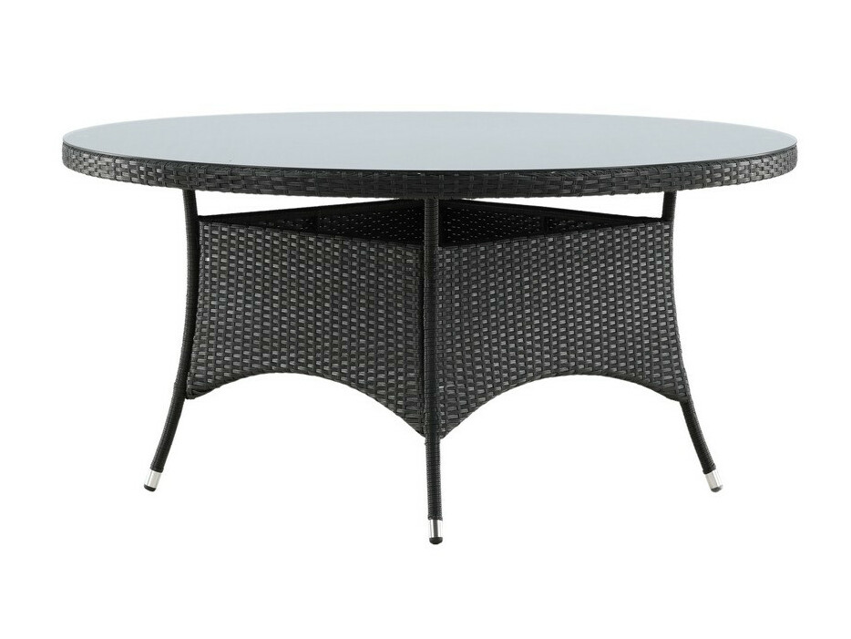 Mesa para exterior Dallas 667 (Negro + Gris)