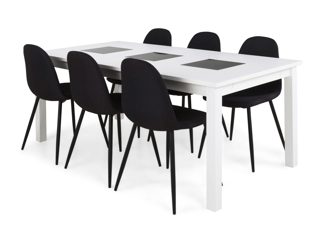 Conjunto de comedor Scandinavian Choice 595 (Negro)