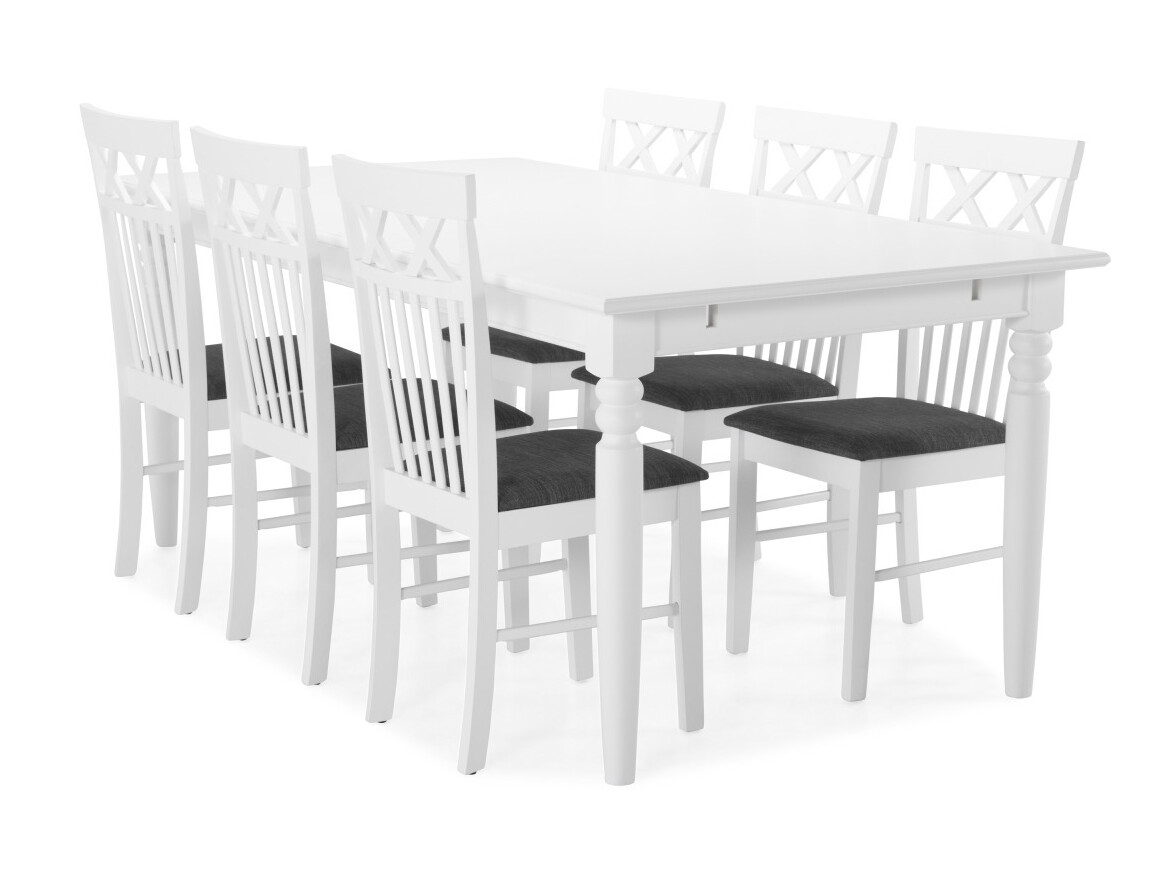 Conjunto de comedor Scandinavian Choice 717 (Blanco)