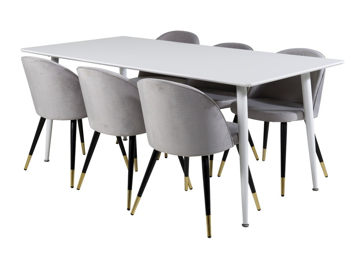 Conjunto de mesas y sillas para comedor Dallas 1908