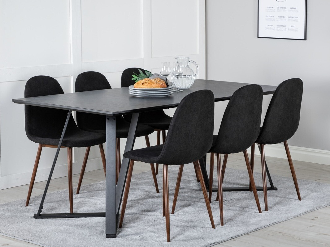 Conjunto de mesas y sillas para comedor Dallas 1965