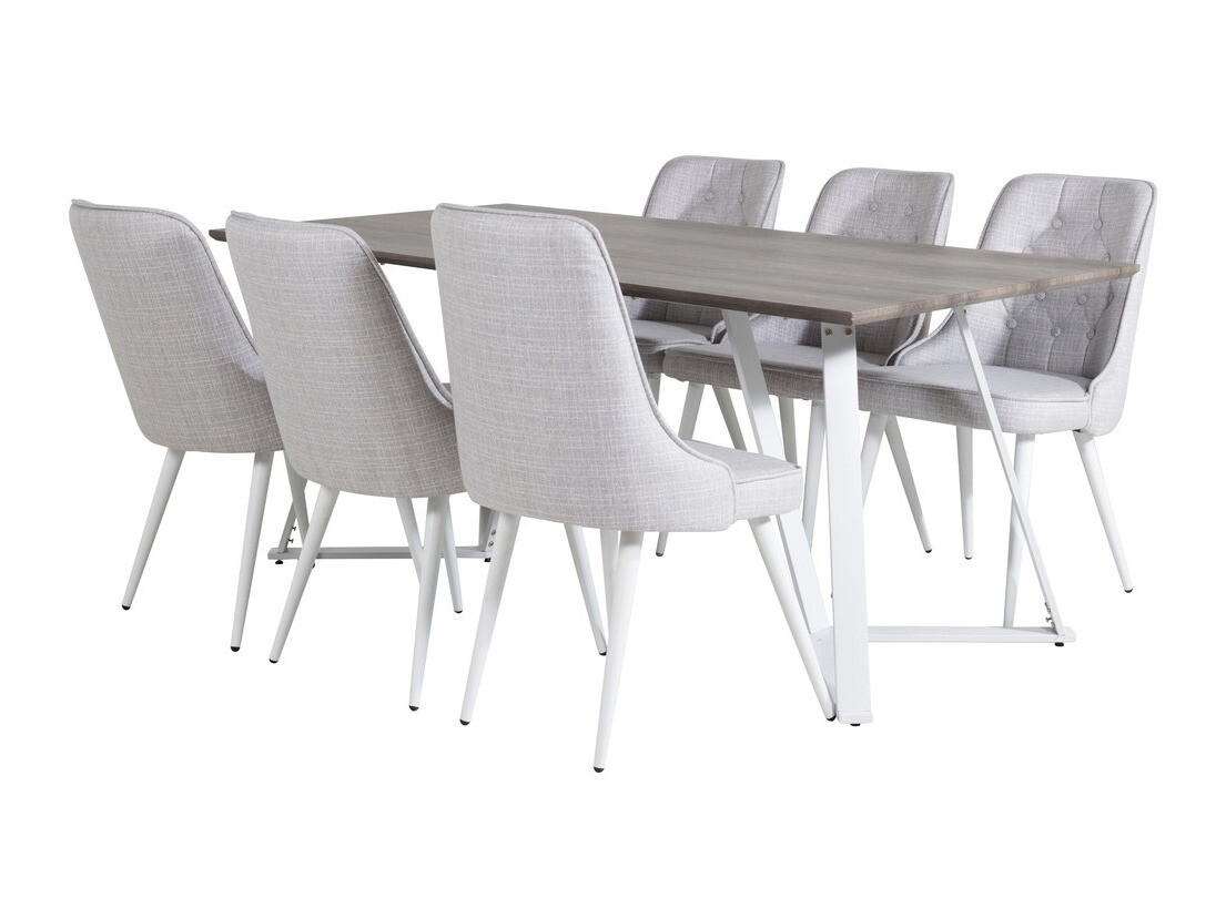 Conjunto de mesas y sillas para comedor Dallas 1974