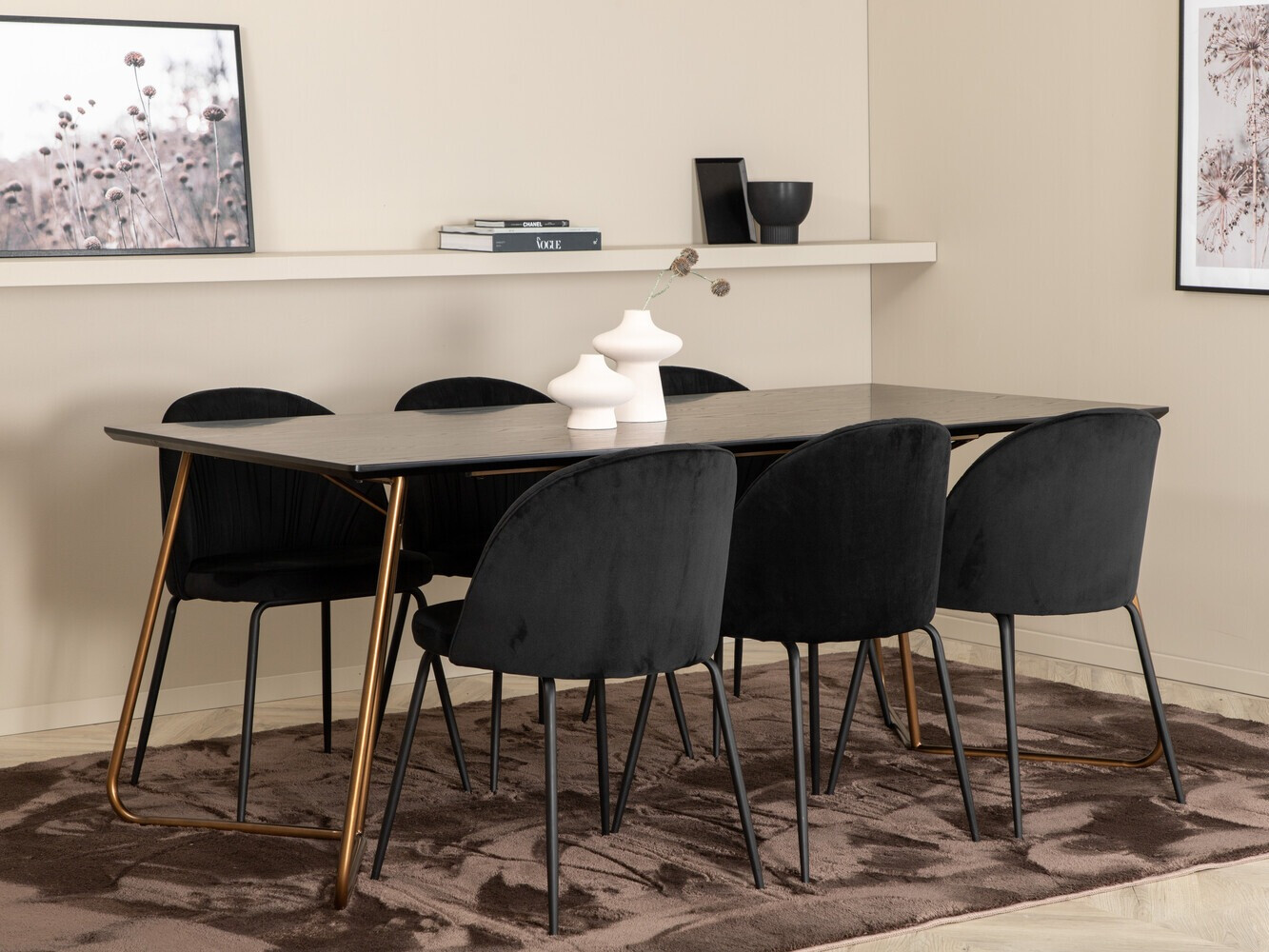 Conjunto de mesas y sillas para comedor Dallas 2714