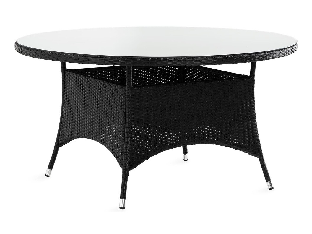 Conjunto de mesa y sillas Comfort Garden 1542 (Negro)
