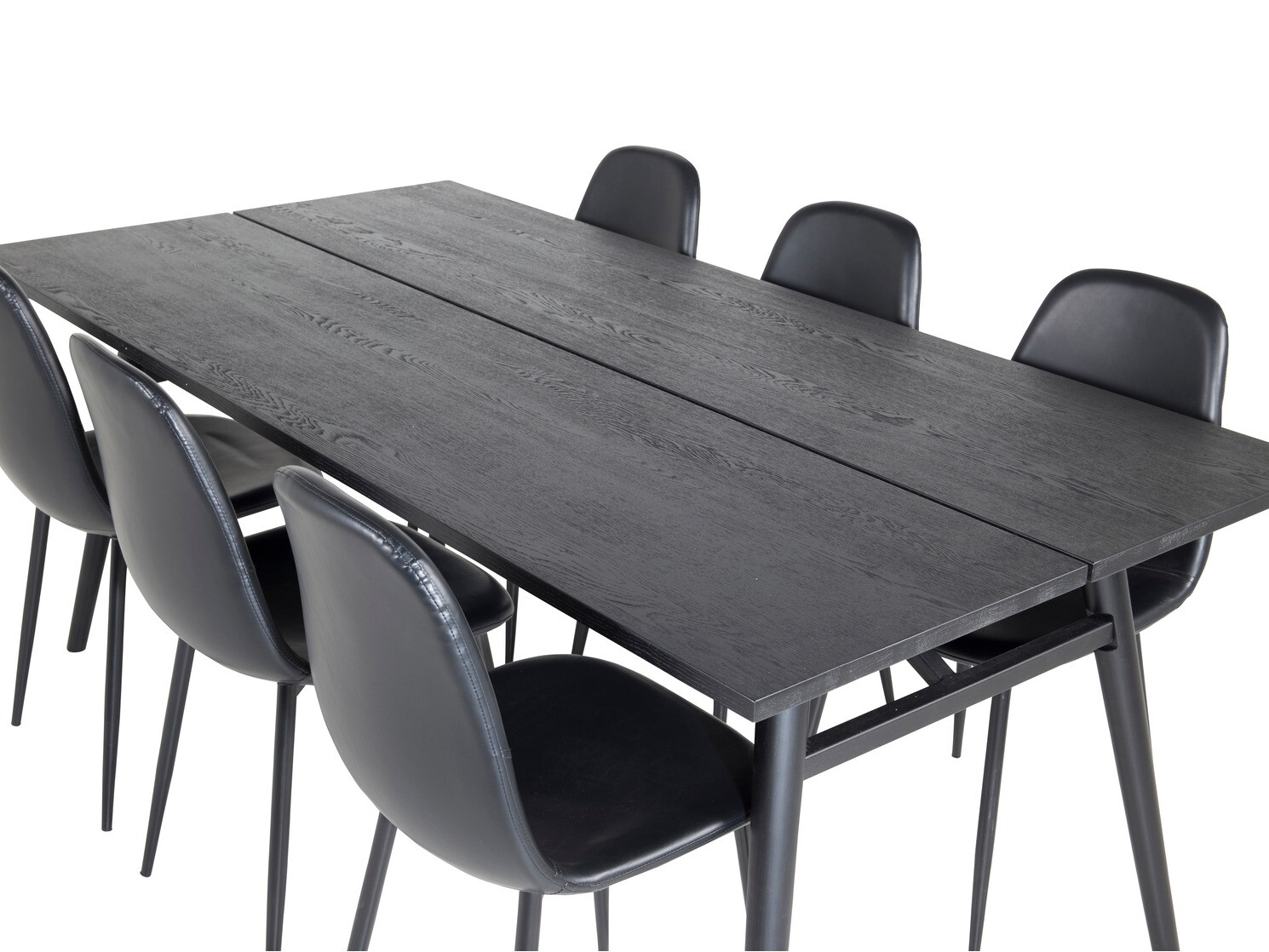 Conjunto de mesas y sillas para comedor Dallas 1681 (Negro)