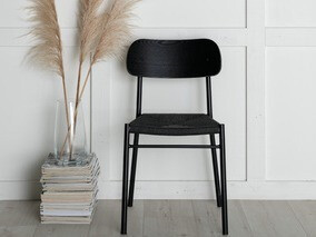 Conjunto de mesas y sillas para comedor Dallas 1785 (Negro)