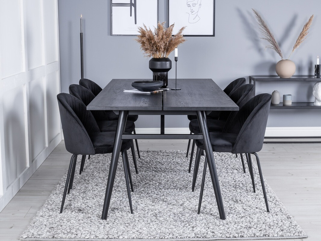 Conjunto de mesas y sillas para comedor Dallas 1824