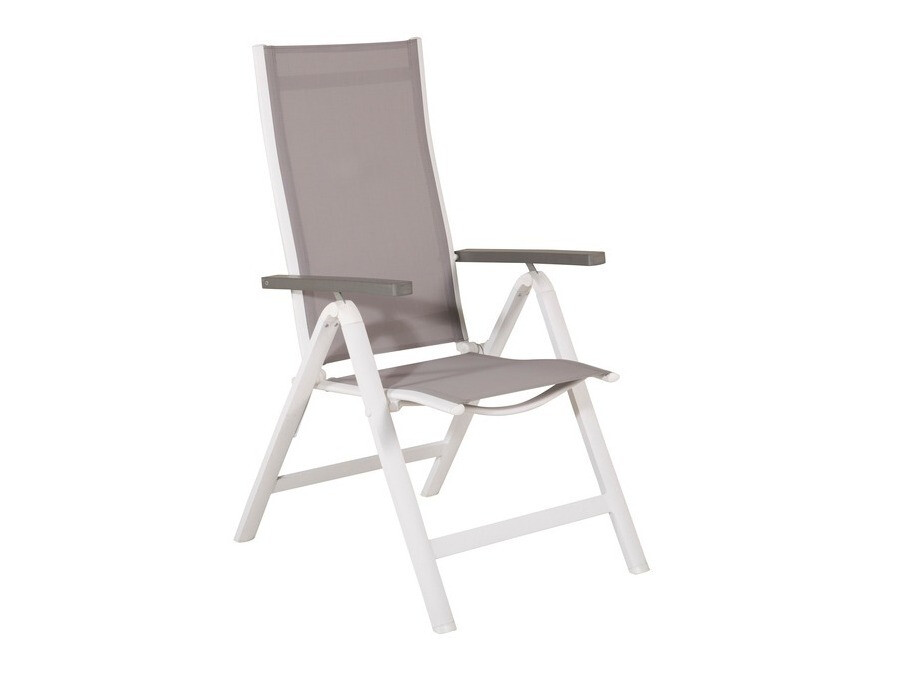 Silla para exterior Dallas 738 (Gris + Blanco)