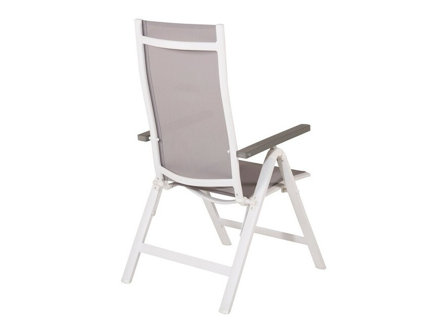 Silla para exterior Dallas 738 (Gris + Blanco)