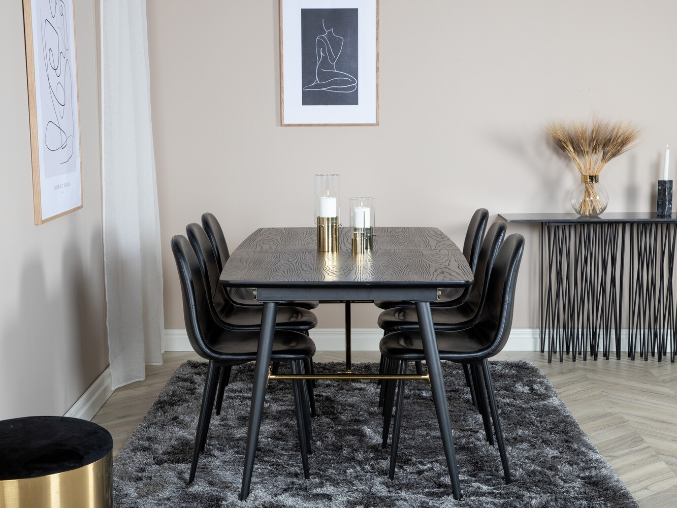 Conjunto de mesas y sillas para comedor Dallas 1444