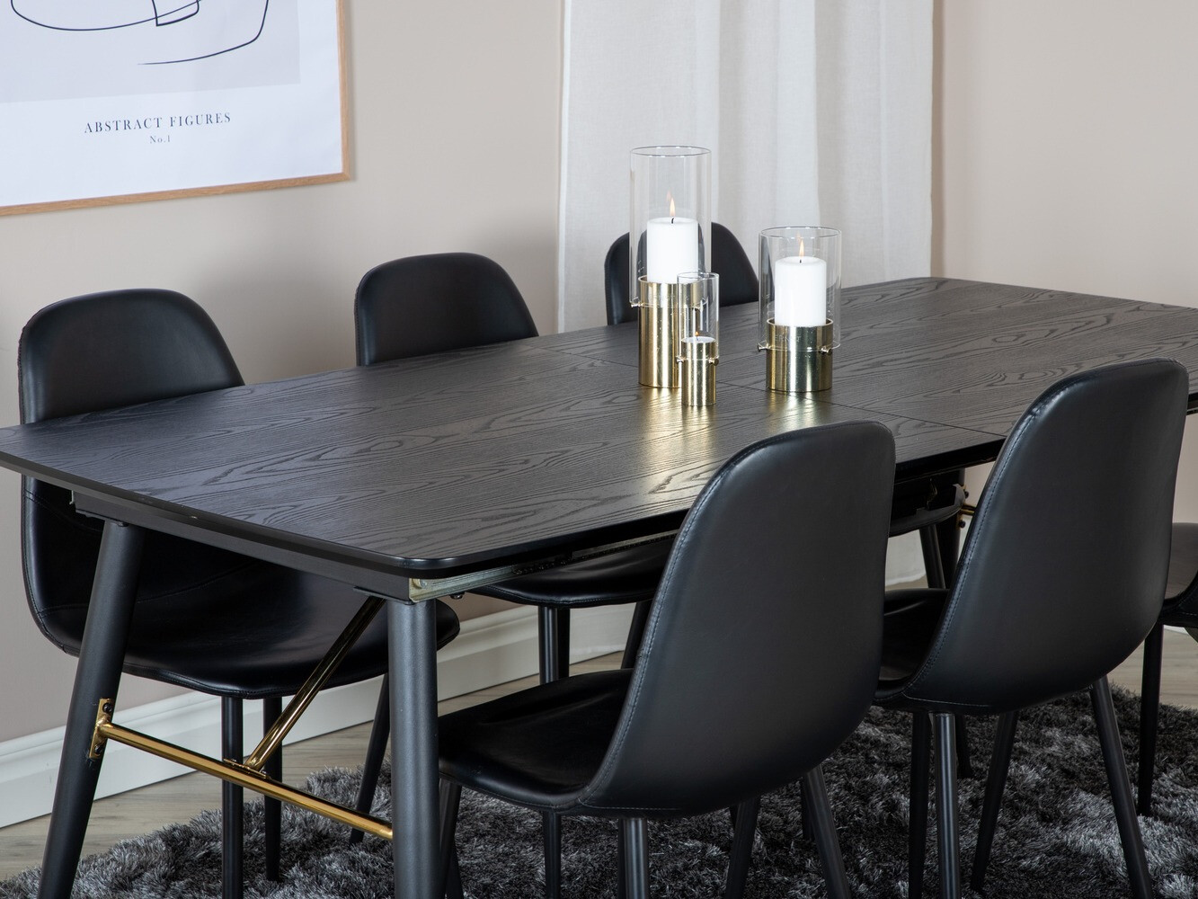 Conjunto de mesas y sillas para comedor Dallas 1444