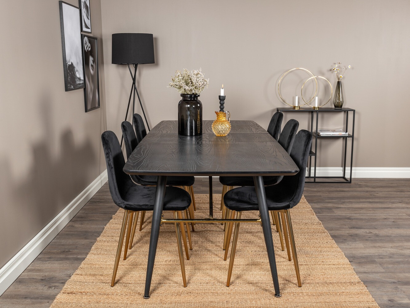 Conjunto de mesas y sillas para comedor Dallas 1456