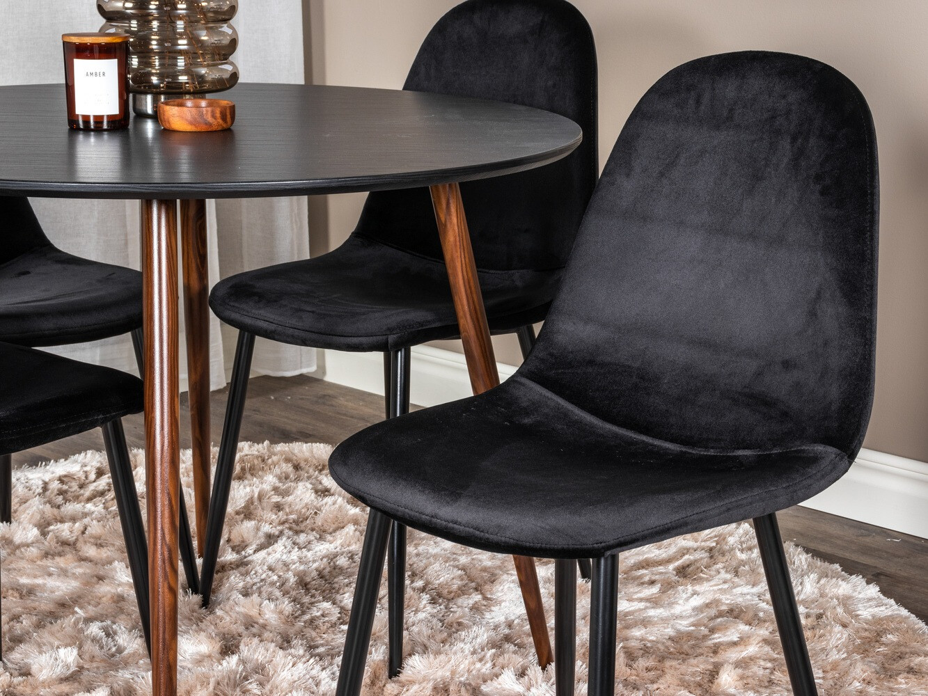 Conjunto de mesas y sillas para comedor Dallas 2041