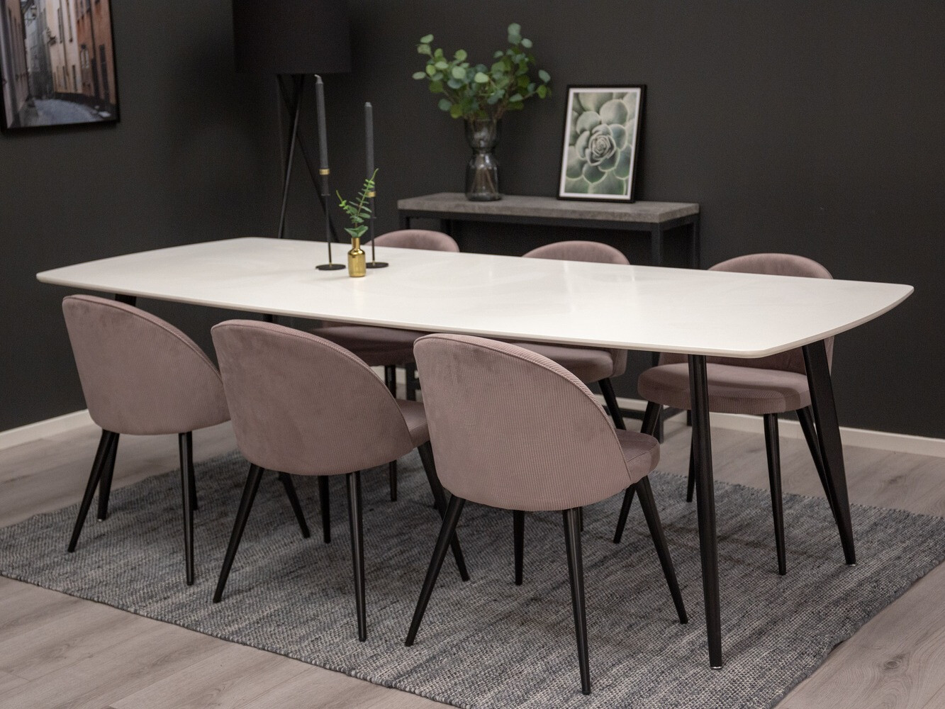 Conjunto de mesas y sillas para comedor Dallas 2103