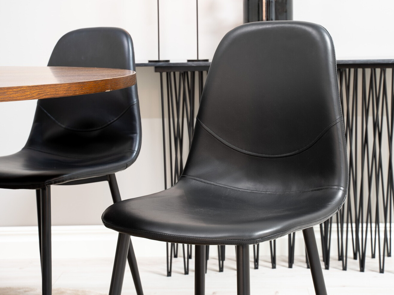 Conjunto de comedor Dallas 309 (Negro)