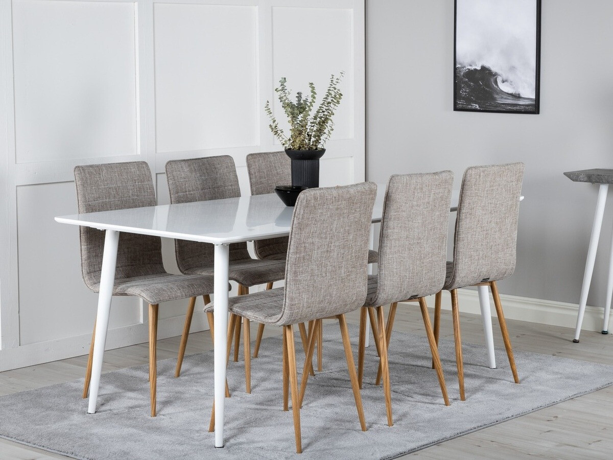 Conjunto de mesas y sillas para comedor Dallas 1910