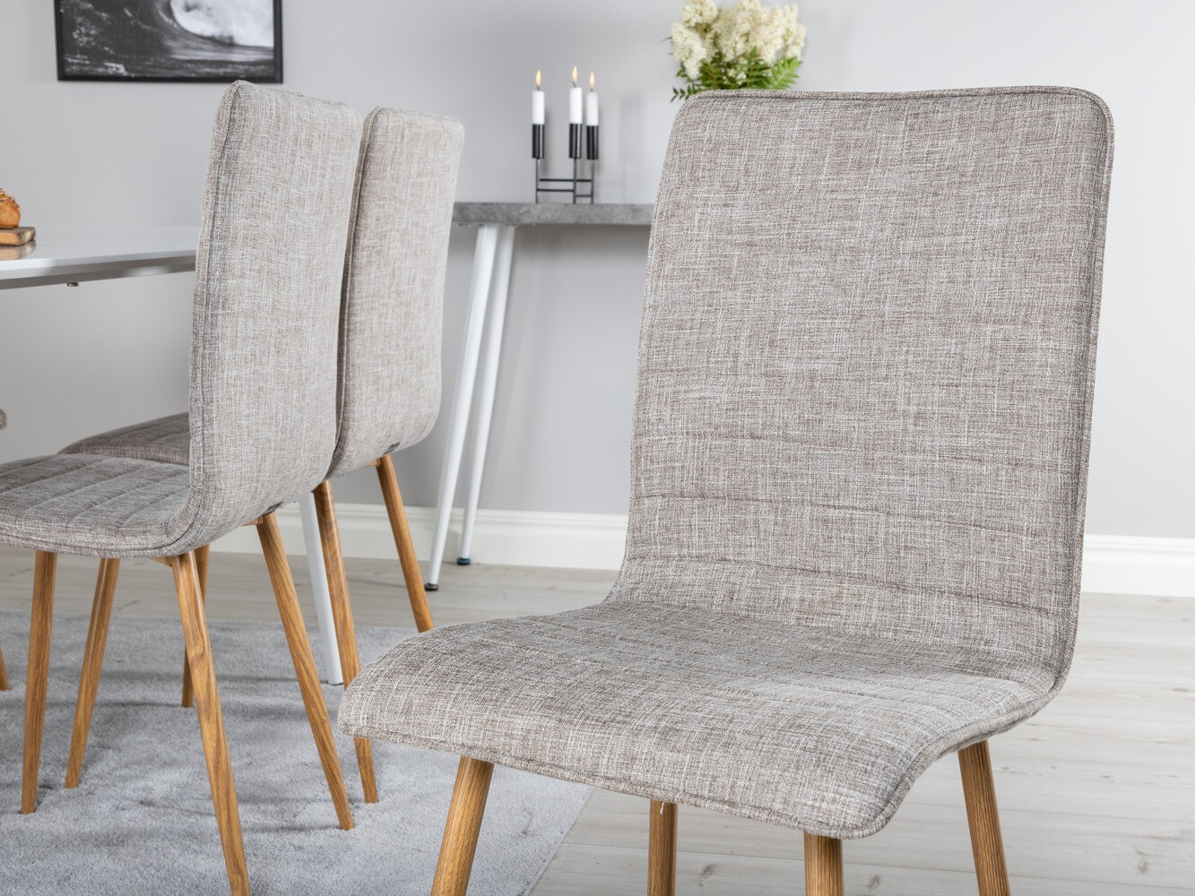 Conjunto de mesas y sillas para comedor Dallas 1910