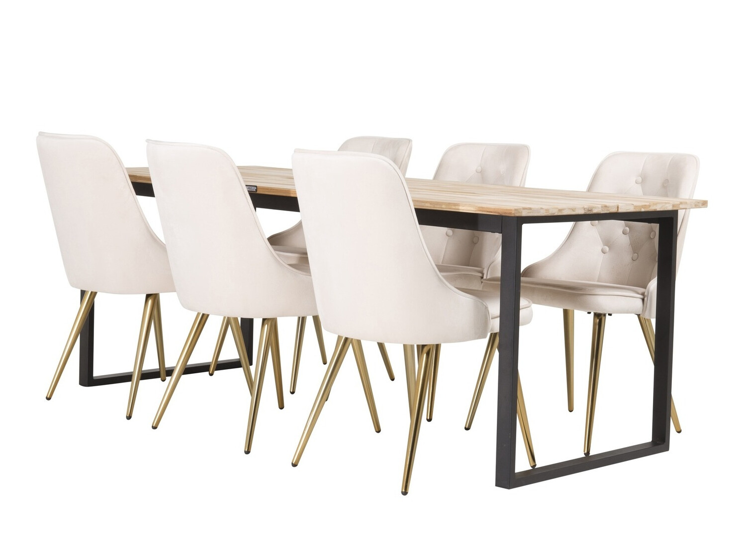 Conjunto de mesas y sillas para comedor Dallas 2092