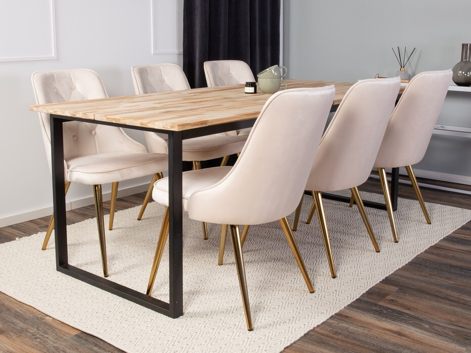 Conjunto de mesas y sillas para comedor Dallas 2092